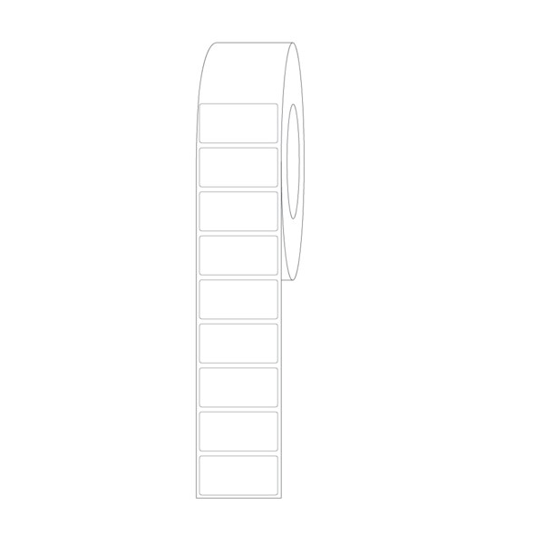 Label, Thermal 1" x 2" 1" core